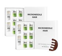 Système de repousse des cheveux AlphainFuse, Eclipta Prostrata - Traitement avancé de croissance des cheveux Ginseng, huile de menthe poivrée et racine de gingembre (2box)