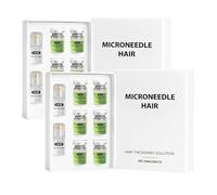 Système de repousse des cheveux Alphainfuse, huile avancée de croissance des cheveux avec ginseng, racine de gingembre et huile de menthe poivrée, renforce les racines, douceur indolore (2set)