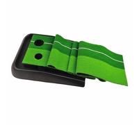 Système de Retour de Balle de Tapis de Putting de Golf ZenithAur avec Guides d'alignement pour Un entraînement au Putting cohérent, Une Configuration Portable pour Le Bureau à