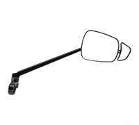 Système de rétroviseur double pour vélo avec base réglable et verres convexes pour une meilleure visibilité sur les trajets (simple à droite)