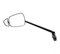 Système de rétroviseur double pour vélo avec base réglable et verres convexes pour une meilleure visibilité sur les trajets (gauche simple)