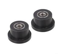 Système de roulement de poulie pour rameur de fitness et machine abdominale compatible avec arbre standard de 8 mm en métal et plastique (A 2 pièces)