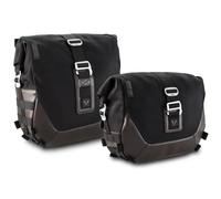 SW‑Motech Sacs latéraux Legend Gear LC – Noir/Marron foncé – Compatible Ducati Scrambler (18-)