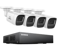 Système de sécurité CCTV, caméras 2MP, vision nocturne jusqu'à 20 m, IP67 étanche, 4pcs-a, 2T
