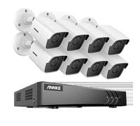 Système de sécurité CCTV, compression H265+, 5MP Ultra HD, BLANC, 2T