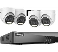 Système de sécurité vidéo, 8CH, résolution 5MP, longueur de câble 30m, 8CH DVR 4pcs Kits-b, 4T