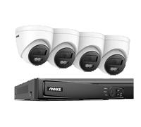 système de sécurité vidéo en réseau 4K Ultra HD PoE, résolution 8MP, entrée 8 canaux, évaluation IP67, 8CH NVR 4Pcs caméra-a, Aucun