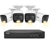 Système de sécurité vidéo, résolution 5MP, 4 caméras incluses , 8CH DVR 4 pièces Kits, Aucun
