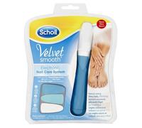 Système de soin des ongles - Scholl - Velvet Smooth - Manucure/Pédicure - 3 têtes de ponçage - Sans fil