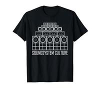 Système de sonorisation Culture Dub Reggae T-Shirt, Homme, Noir, 4XL
