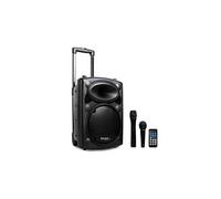 Système de sonorisation portable 10 500W - USB/BT/REC/VOX + 1 Micro VHF + Micro filaire