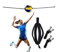 Système de soutien d'entraînement des ongles de volley-ball, système d'entraînement avec piquets, ceinture de volleyball réglable en nylon pour volley-ball, entraînement, volley-ball, équipement