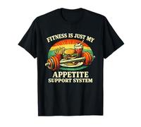 Système de Soutien Fitness is My Appetite Funny Gym Food T-Shirt