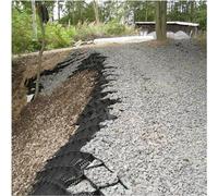 Système de stabilisation par pénétration de géogrille, géogrille de Sol de 5 cm d'épaisseur pour projets de sous-Couche, stabilisateur de Gravier par géogrille de 0,9 m/1,8 m/3 m/4 m/6 m/7 m/15 m