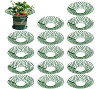 Système de support amovible pour plantes, grille en plastique 3D pour une croissance organisée, ensemble de piquets de jardin résistants aux intempéries pour terrasse et cour, 15 unités