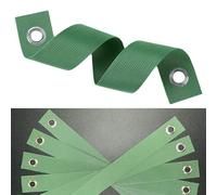 Système de support coupe-vent pour plantes utilisant des sangles réglables en nylon pour sécuriser les arbres pendant les tempêtes et les conditions (1 pièce)