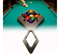 Système de support de billard professionnel conçu avec précision qui élimine les espaces, triangle de piscine en aluminium usiné CNC pour un rayonnage serré constant, accessoires de billard réglables