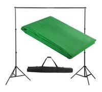 Système de support de toile de fond 300 x 300 cm Vert Vert G