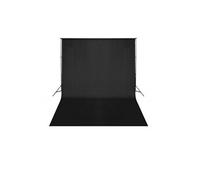Système de support de toile de fond 500 x 300 cm Noir