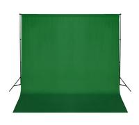 Système de support de toile de fond 600 x 300 cm Vert