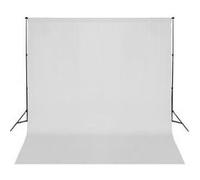 Système de support de toile de fond - VidaXL - 600 x 300 cm - Blanc Blanc G