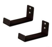 Système de support mural en aluminium pour tapis de yoga 2 unités avec rembourrage en feutre pour la préservation du tapis et les dispositions économes en espace