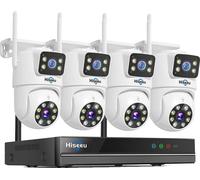 Système de surveillance, 4 caméras, 10CH NVR, double objectif, 10CH NVR 4 caméras, 3T(Sports de plein air)