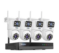Système de surveillance CCTV sans fil, NVR 16CH, résolution HD 6MP, NVR 16CH 4 caméras, Aucune