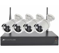 Système de surveillance connecté avec enregistreur et 4 caméras DSC-750.app V2 VisorTech