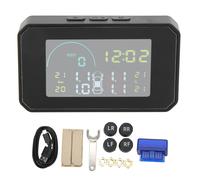 Systeme De Surveillance De La Pression Des Pneus Avec 4 Capteurs Externes, Charge Solaire Tpms Pour Camping-Car, Camion, Remorque