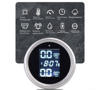 Système de surveillance de la pression des pneus TPMS sans fil pour moto avec 2 capteurs externes, fonctionne à l'énergie solaire, écran étanche, alarme en temps réel pour la pression et la