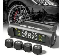 Système De Surveillance De La Pression Des Pneus Tpms, Système Solaire Sans Fil Avec Écran Lcd Couleur, 4 Capteurs De Pression Externes, Ipx7, Pression Maximale De 5 Bars Pour Camions, Caravanes