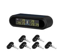Système De Surveillance De La Pression Sans Fil Avec Écran Lcd,Camion À 6 Roues,Bus Solaire,6 Capteurs Externes,Tpms Pour Remorques,Camping-Cars,Camping-Cars - Type Internal