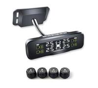 Système de surveillance du capteur de pression des pneus, réglage de l'angle libre avec écran LCD TPMS, détecteur universel de voiture, moniteur de pression en temps réel avec valve externe