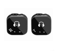 Système de surveillance intra-auriculaire sans fil 5,8 G, casque de surveillance de scène professionnel avec récepteur double utilisateur, autonomie de batterie de 24 h pour une performance en direct