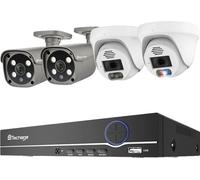 Système de surveillance POE, NVR 8CH, qualité vidéo 5MP, NVR 8CH et 4 caméras, 1T