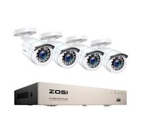 Système de surveillance vidéo CCTV, résolution 1080P, vision nocturne étanche