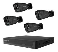 Foscam FN9108E-B4-2T black Ethernet IP-Set pour caméra de surveillance8 canauxavec 4 caméras3840 x 2160 pixels