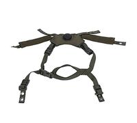 Système de Suspension à Cadran pour Casque, Mentonnière Réglable pour Casque Airsoft Tactique, Système de Suspension à Cadran pour Casque Wendy, Mentonnière avec écrous et Vis