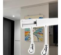Système de suspension réglable pour cadre en métal pour une installation facile d'art mural à la maison, au bureau ou à la galerie