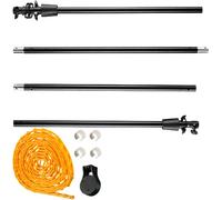 Barre transversale BRESSER BR-MB32 pour Supports d’Arrière-plan avec Fonction d’Enroulement et de Déroulement