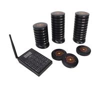 Système de Téléavertisseurs à 30 Canaux, Système D'appel de Service Client sans Fil, Système de Téléavertisseur de Restaurant Rechargeable à 3280 Pieds de Distance pour Camion de