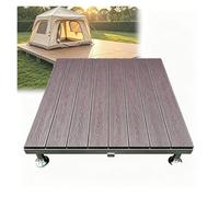 Système de Terrasse Modulaire Encastrable, Plateformes WPC Préfabriquées | Kit de Terrasse Flottante en Bois Composite avec Support Réglable, pour Patio, Jardin et Événements(100cm/39in)