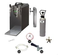 Système de tirage de bière sous-comptoir STREAM 50 kit complet, refroidisseur sec 2 lignes 55 L/h, fûts type G, adaptateur 5 L
