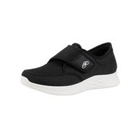 Système de torsion Flying Weaving Mesh Respirant Chaussures pour femme Tête ronde Bas Doux Bas Respirant Baskets classiques en nylon pour femme, Noir , 36.5 EU
