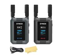 Système de Transmission vidéo sans Fil SYNCO XVision HD, 1080P/60 IPS, portée Stable de 300 m, Latence Ultra-Faible de 40 ms, Collaboration Multi-appareils, Alimentation NP-F/USB-C