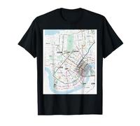 Système de Transport en commun de la Nouvelle-Orléans Travel Art USA T-Shirt