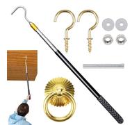 Système de Trappe de Escamotable | Tirette Télescopique 162 cm pour Escalier de - Système de Tirage d'Escalier de pour Camion Fenêtre de Chargement Garage Véhicule Domestique,Utilisation Remise Camion