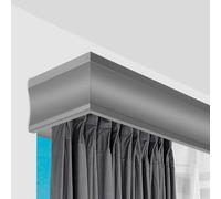 Système de tringle à rideaux 3 en 1 avec double rail, caisson facile à installer pour des rideaux impeccables, décoration intérieure polyvalente, solutions élégantes et fonctionnelles pour v