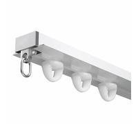 Système de tringle à rideaux encastrée au plafond - 1 m, idéal pour les salons, les salles de t les espaces modulables - Optimisez l'aménagement de votre pièce avec des solutions élé